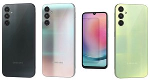 3D model Samsung Galaxy A24 4G All Colors Low Poly