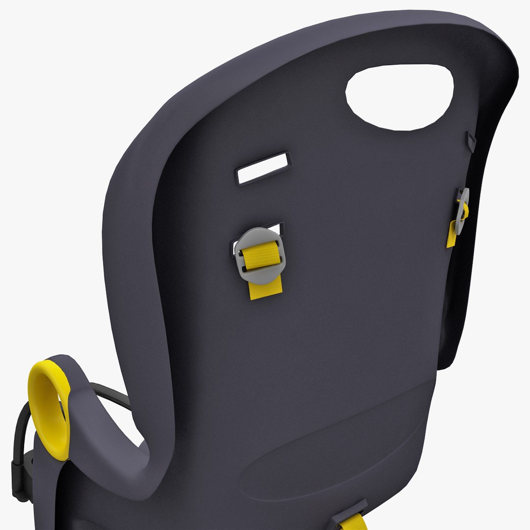 3d model bike child seat
