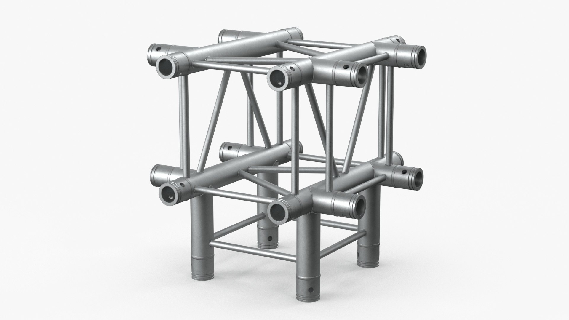 Square Truss Modular Cross 3D model preview