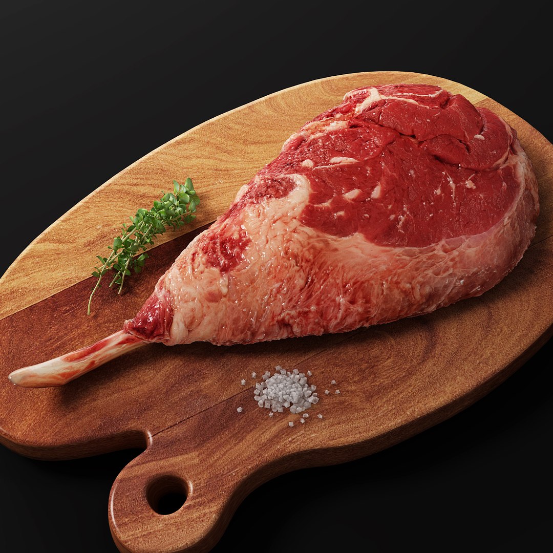Raw Short Rib 3D - TurboSquid 1389890