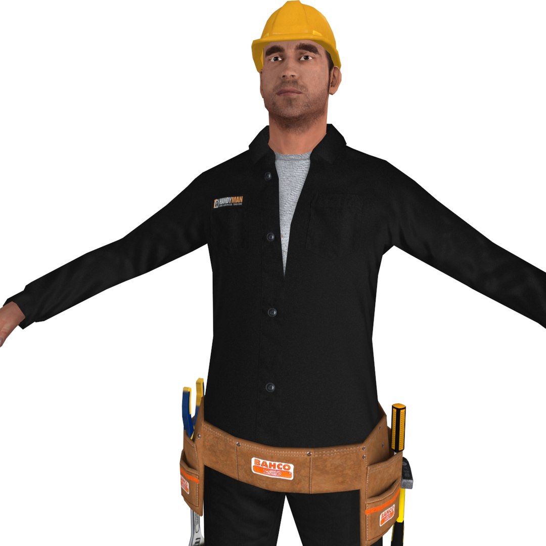 Worker Rigged Man Max