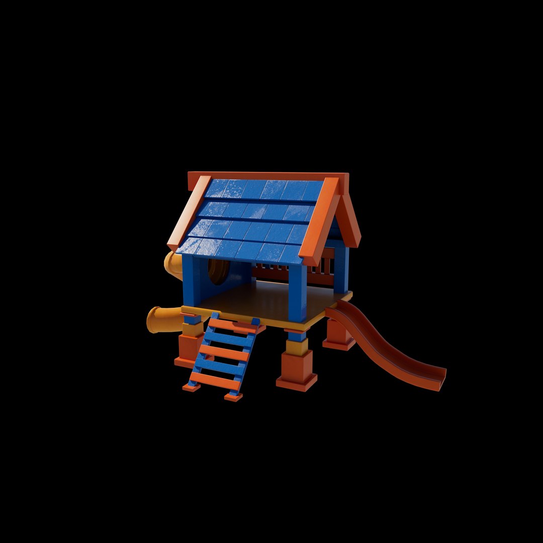3D Playground Slides 3D Model - TurboSquid 2341020