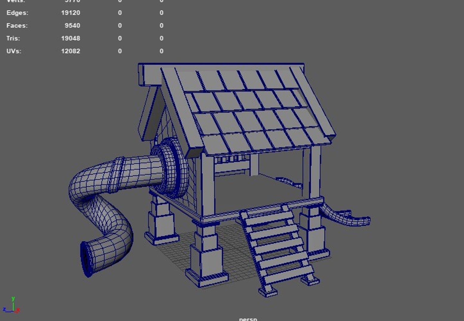 3D Playground Slides 3D Model - TurboSquid 2341020