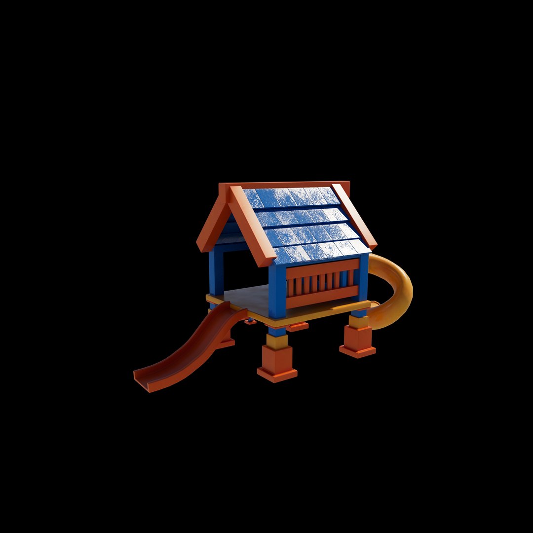3D Playground Slides 3D Model - TurboSquid 2341020