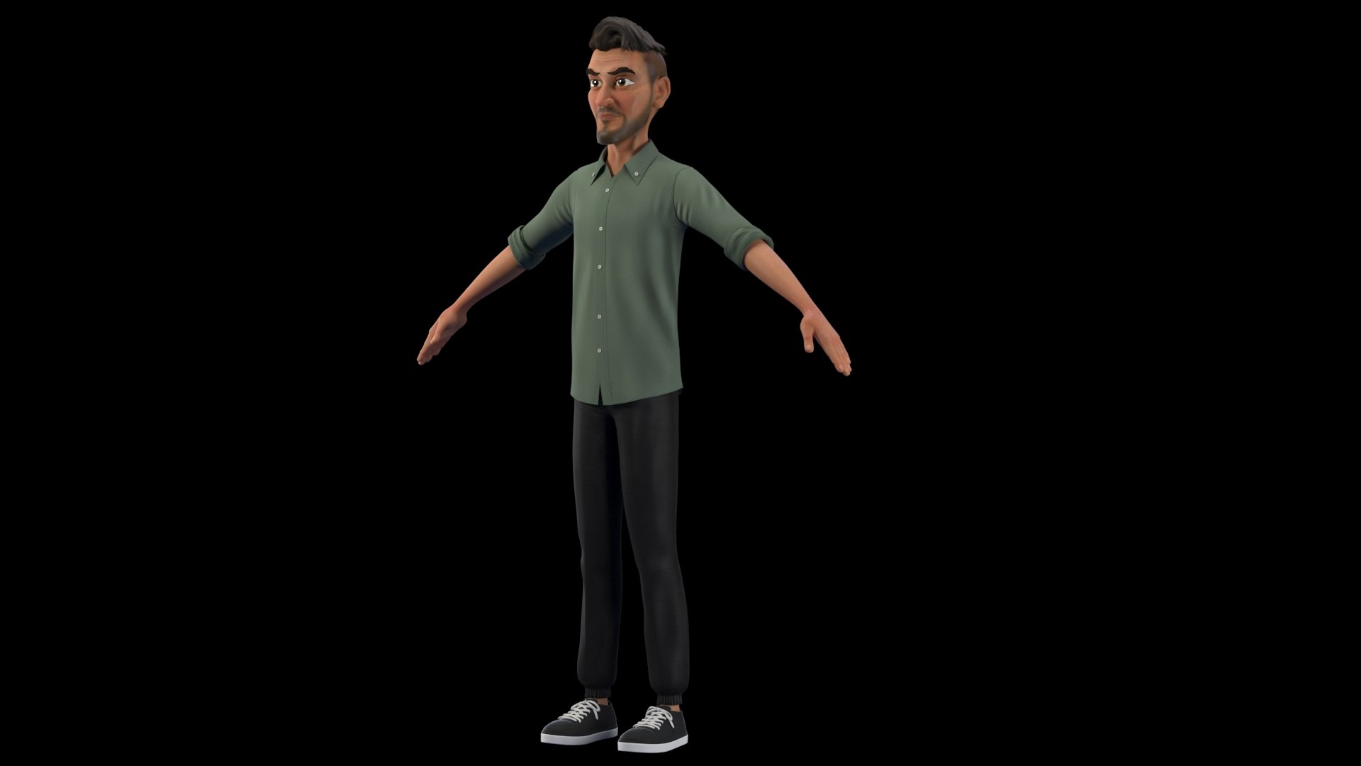 3D Character Fahlawy TurboSquid 1871522