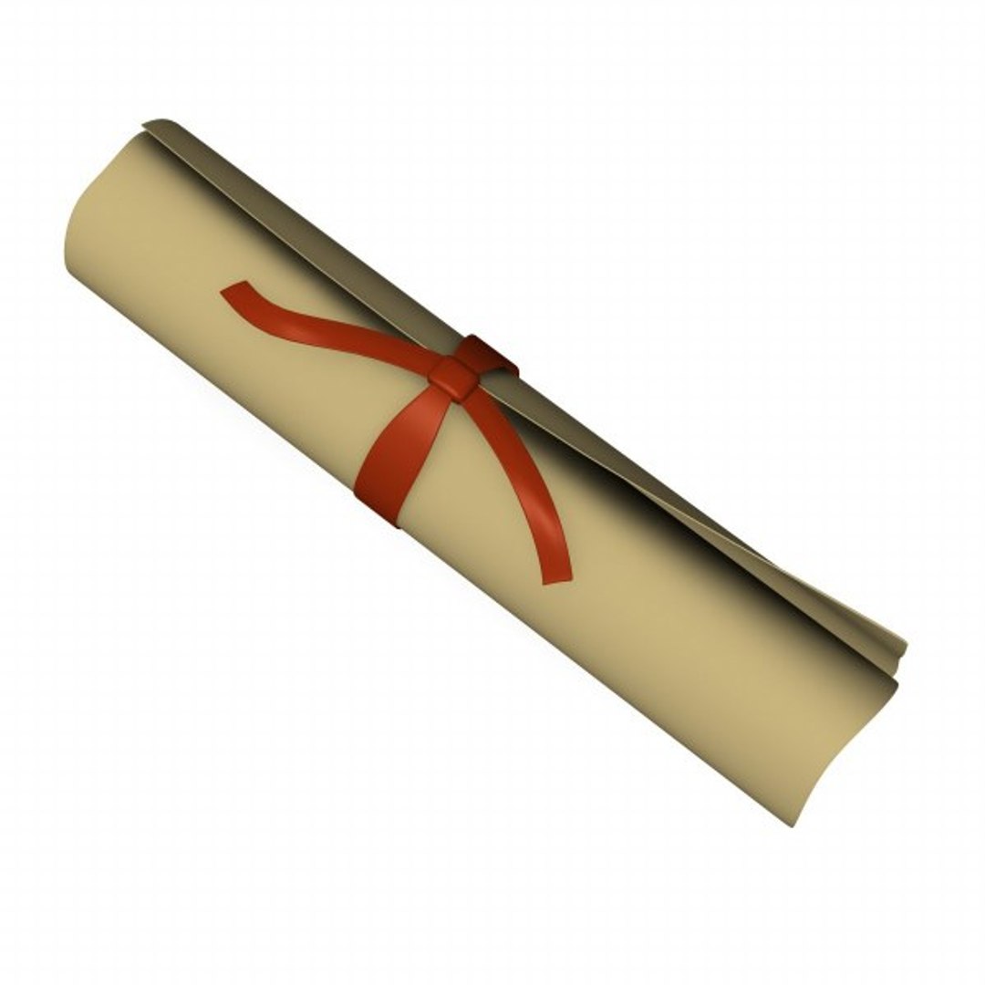 Scroll 3d Model