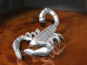 3d model escorpi&oacute;n escorpion scorpio scorpion