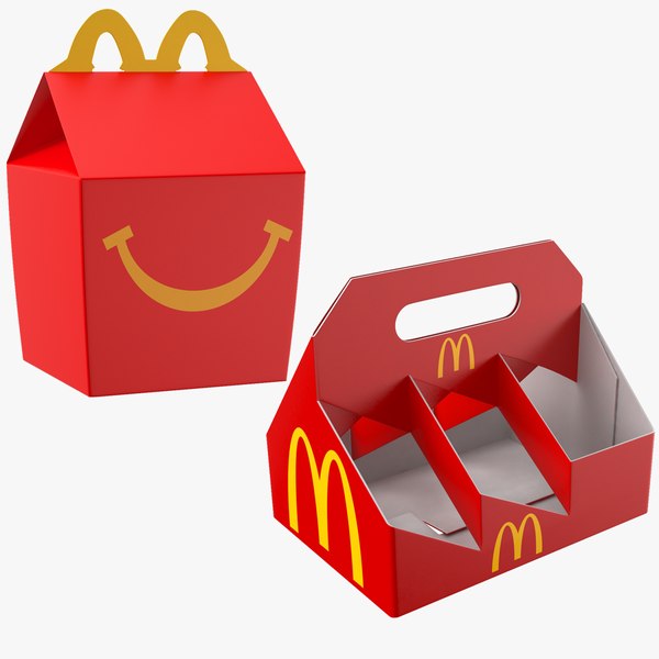 modelo 3d Dos contenedores detallados de McDonalds - TurboSquid 2041694