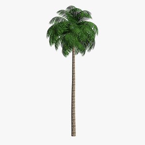 3D model unreal palm leaf