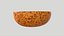 3D Round Brown Bowl