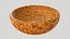 3D Round Brown Bowl