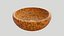 3D Round Brown Bowl