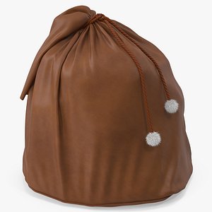 Santa Claus Brown Bag with Gifts