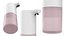 Automatic Foam Soap Dispenser Xiaomi Mijia with Pink Refill 3D model