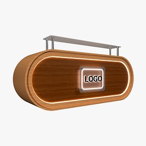 Wooden Reception Table