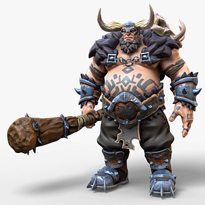 3D Stylized Warrior 04 - Fantasy Characters - Medieval Heroes - 40 model