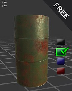 3D metal barrel