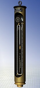 3D hohmann maurer brass thermometer model