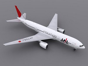 3d aircraft jal model