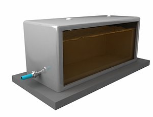 3D model fuel day tank