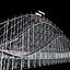 coney roller coaster 3d obj