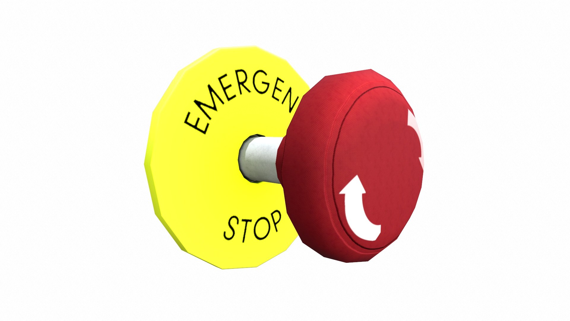 3D Emergency Button Model - TurboSquid 2342807