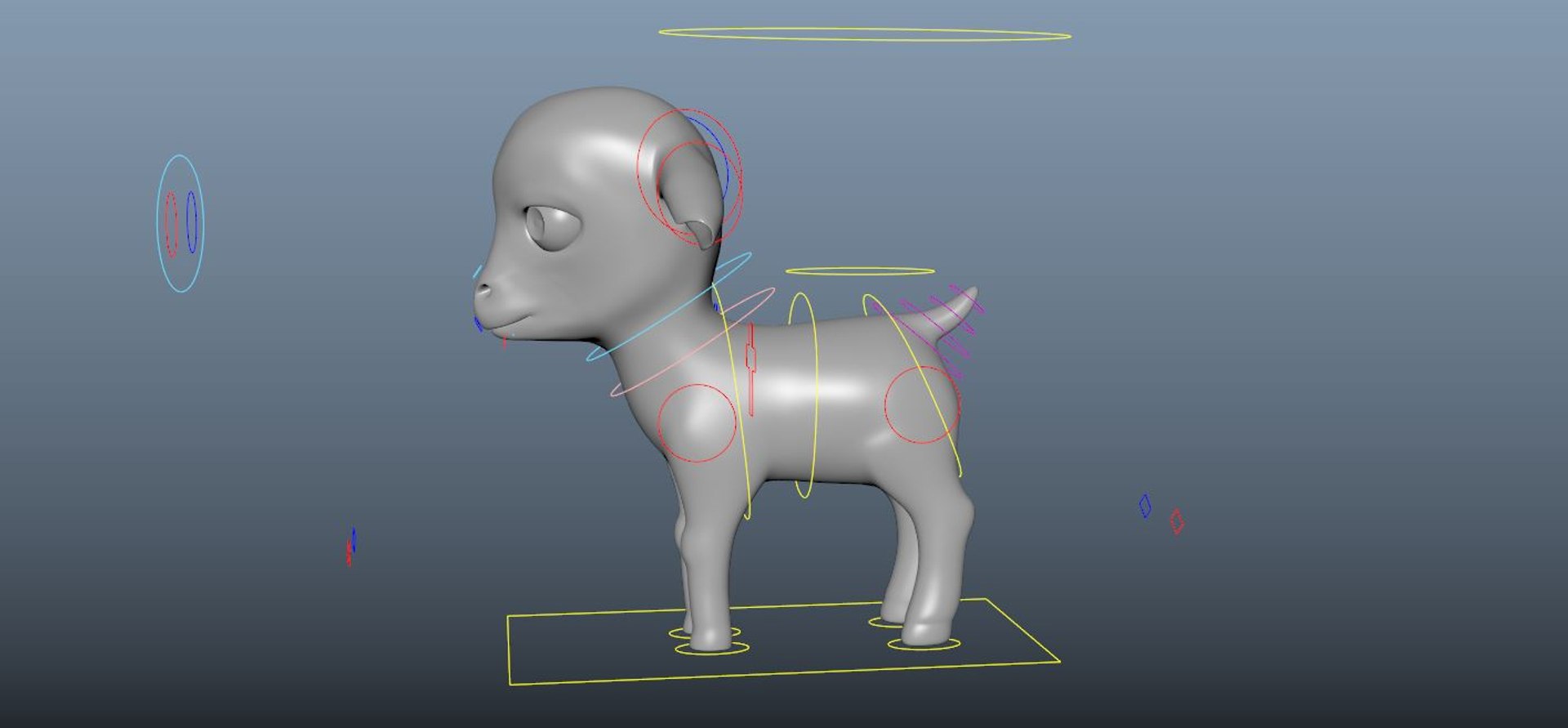 Goat Rigged 3D Model - TurboSquid 1189667