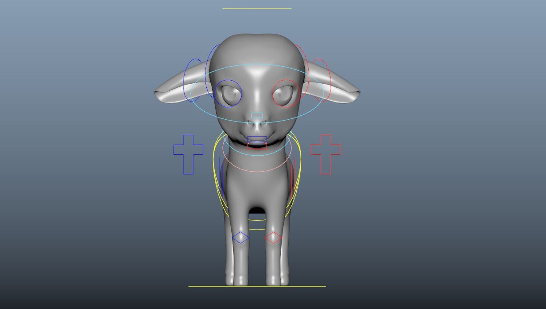 Goat Rigged 3D Model - TurboSquid 1189667