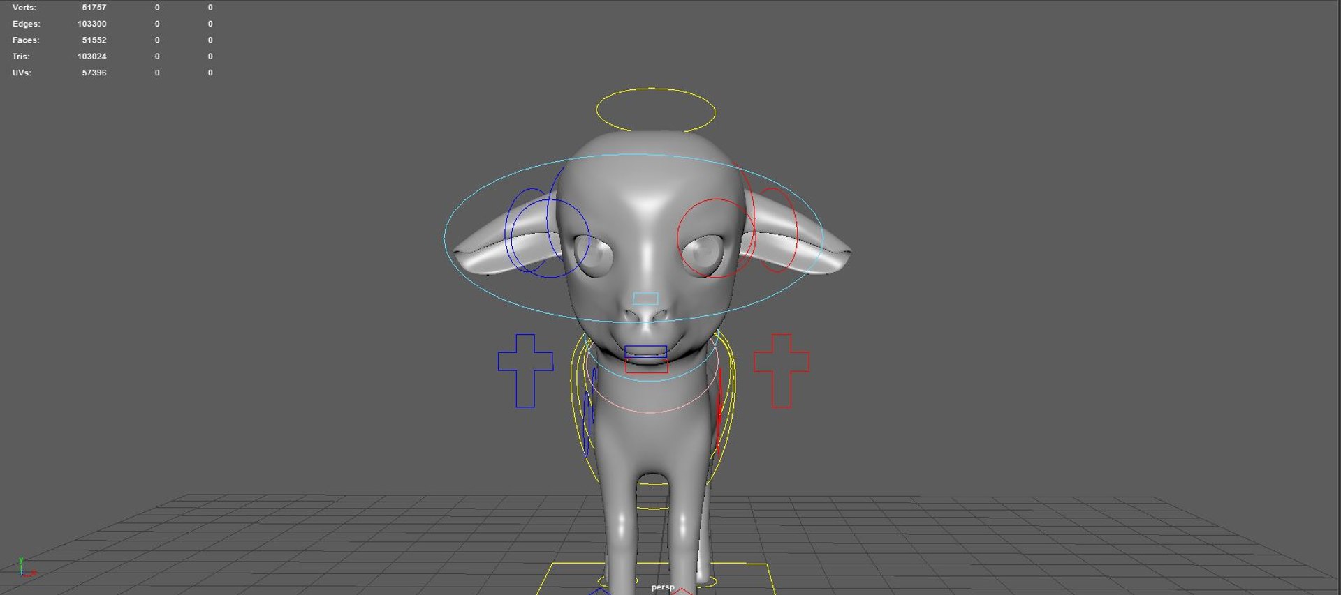 Goat Rigged 3D Model - TurboSquid 1189667