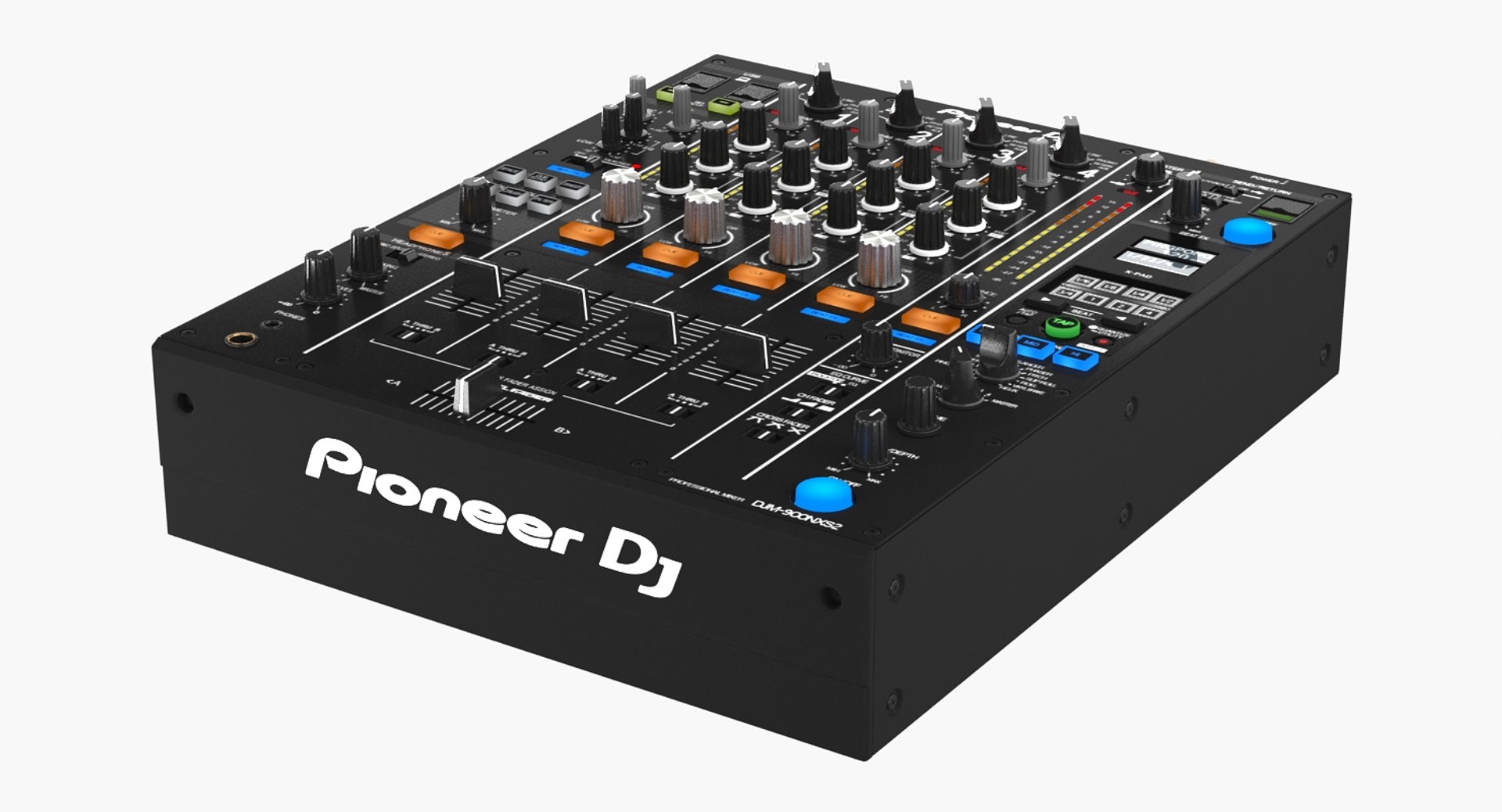 Professional DJ Mixer Pioneer DJM 900NXS2 3D model preview