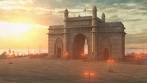 Mumbai The Gateway Of India environment model