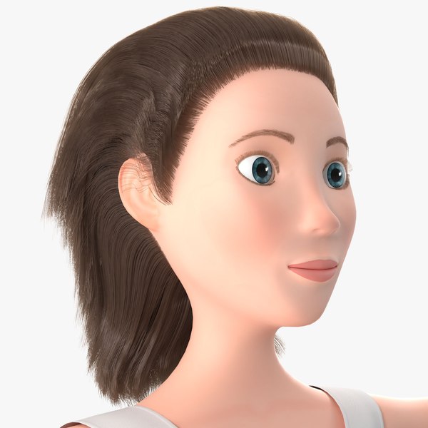 3D girl cartoon