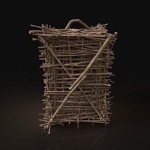 Animal Cage made of sticks