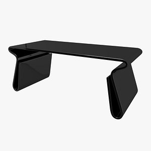 Adair Black Acrylic Coffee Table
