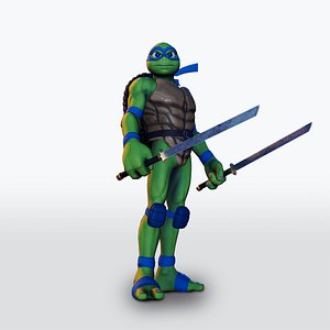 Leonardo Ninja Turtle 3D model
