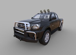 3d generic pickup truck model