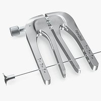 Surgical Tendon Repair Guide Chrome