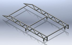 3D diy roof rack mini