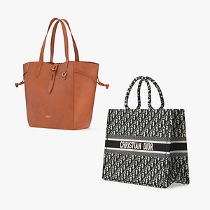 3D Luxury Handbags Collection model