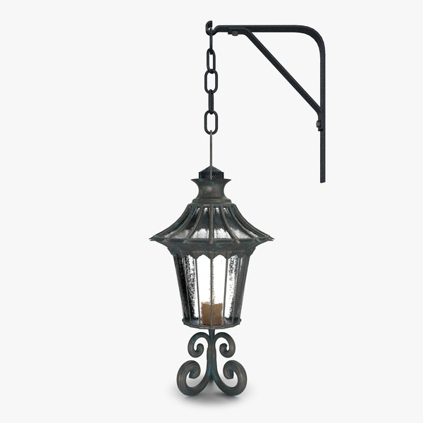 3D street lamp wall TurboSquid 1681416