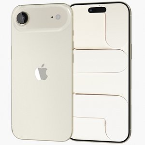 3D Apple iPhone Air Gold model