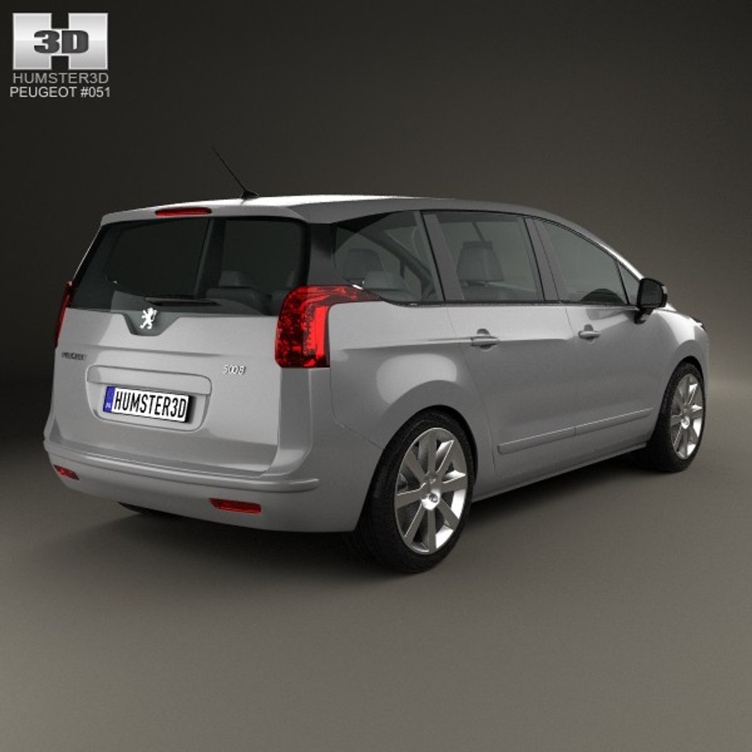 2014 peugeot 5008 3d model