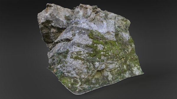 3D rock scanned