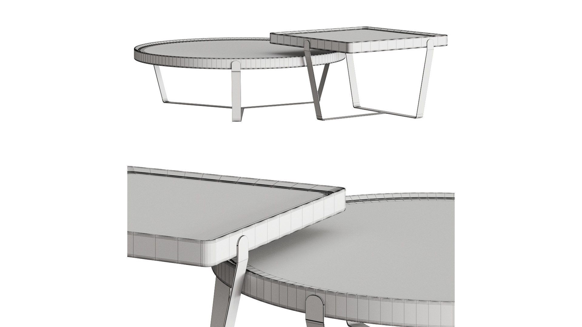 Passerini Odette Coffee Tables 3D Model - TurboSquid 2642208