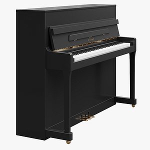 3D digital piano model