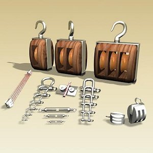 ship acessories 3d max
