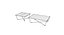 Roda Sunglass玻璃咖啡桌