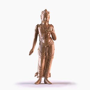 3D model Buddhist Statues 066