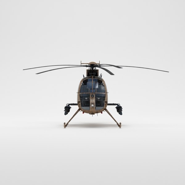AH-6リトルバード23Dモデル - TurboSquid 750275