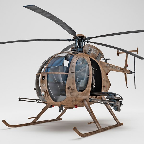 AH-6リトルバード23Dモデル - TurboSquid 750275